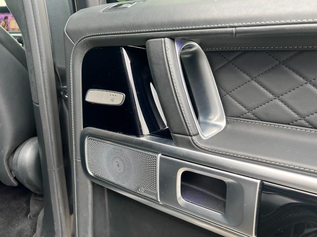Ｇクラス Ｇ６３　４ＷＤ　正規ディーラー車　レザーエクスクルーシブ　サンルーフブラック　ナッパレザー　シートベンチレーション　純正ナビＴＶ　Ｂｕｒｍｅｓｔｅｒ　ＣａｒＰｌａｙ　ＢＣフォージド２２インチＡＷ（67枚目）