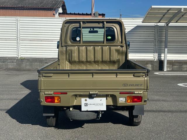 ハイゼットトラック スタンダード オフビートカーキメタリック 走行17,900km CD ETC 社外キーレス(5枚目)