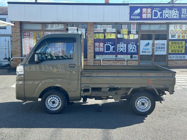 ハイゼットトラック スタンダード オフビートカーキメタリック 走行17,900km CD ETC 社外キーレス(7枚目)