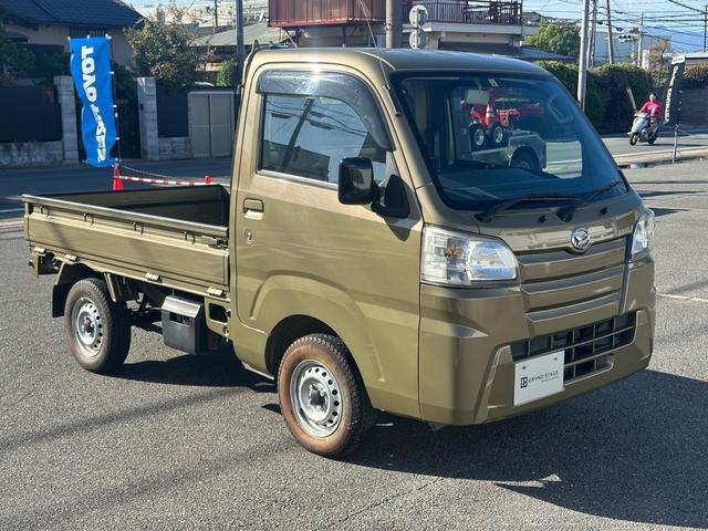 ハイゼットトラック スタンダード オフビートカーキメタリック 走行17,900km CD ETC 社外キーレス(8枚目)