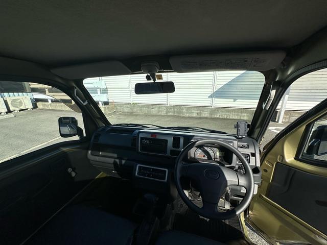 ハイゼットトラック スタンダード オフビートカーキメタリック 走行17,900km CD ETC 社外キーレス(12枚目)