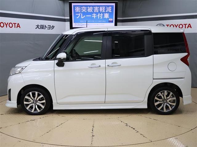 ルーミー カスタムＧ－Ｔ　フルセグ　メモリーナビ　ＤＶＤ再生　バックカメラ　衝突被害軽減システム　ＥＴＣ　両側電動スライド　ＬＥＤヘッドランプ　アイドリングストップ　スマートキー（3枚目）