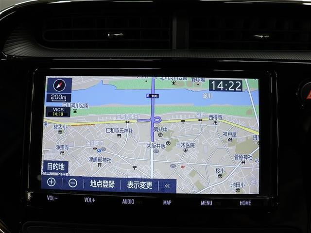 アクア G フルセグ 9インチメモリーナビ DVD再生 バックカメラ 衝突被害軽減システム ワンオーナー PKSB クリアランスソナー パノラミックビューモニター オートマチックハイビーム(9枚目)