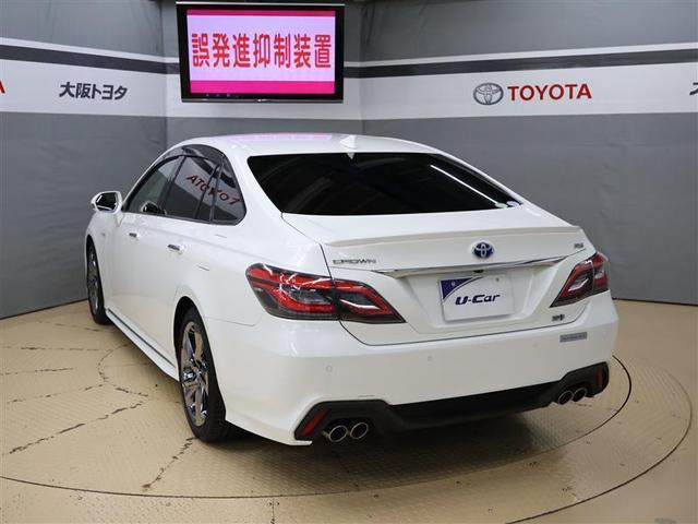 クラウンハイブリッド RSアドバンス サンルーフ フルセグ メモリーナビ DVD再生 バックカメラ 衝突被害軽減システム ETC LEDヘッドランプ ワンオーナー(4枚目)