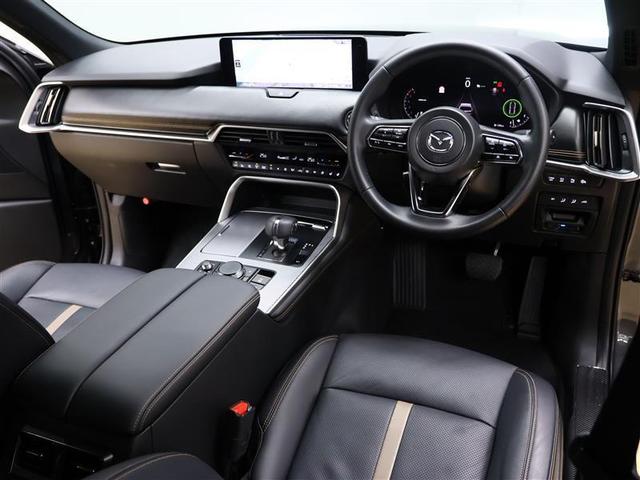 CX-80 XD エクスクルーシブモード 革シート サンルーフ フルセグ メモリーナビ バックカメラ 衝突被害軽減システム ETC LEDヘッドランプ 乗車定員7人 ワンオーナー アイドリングストップ ディーゼル(4枚目)