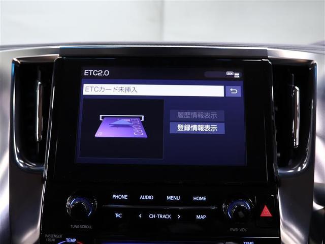 アルファードハイブリッド ＳＲ　Ｃパッケージ　サンルーフ　４ＷＤ　フルセグ　メモリーナビ　ＤＶＤ再生　後席モニター　バックカメラ　衝突被害軽減システム　ＥＴＣ　両側電動スライド　ＬＥＤヘッドランプ　乗車定員７人　３列シート　ワンオーナー（11枚目）