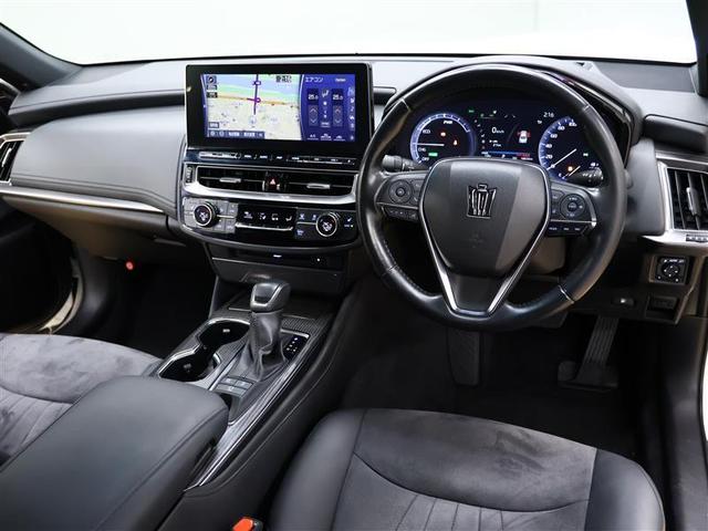 クラウンハイブリッド Ｓ　フルセグ　メモリーナビ　ＤＶＤ再生　バックカメラ　衝突被害軽減システム　ＥＴＣ　ＬＥＤヘッドランプ　ワンオーナー（6枚目）