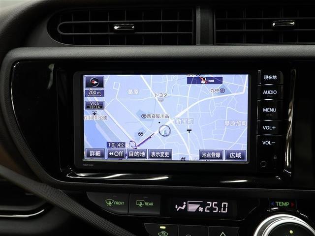 アクア G ワンセグ メモリーナビ バックカメラ 衝突被害軽減システム ETC ワンオーナー(9枚目)