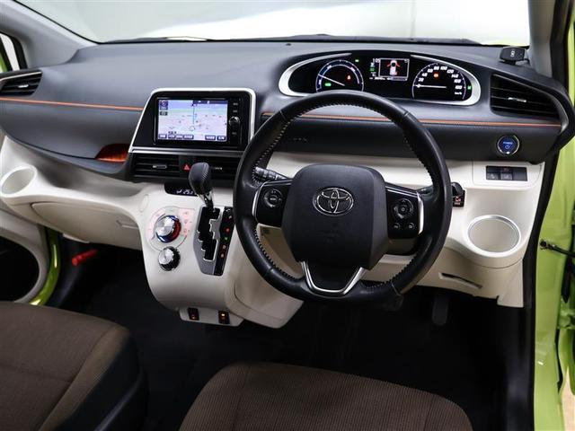 シエンタ ハイブリッドG フルセグ メモリーナビ DVD再生 バックカメラ 衝突被害軽減システム ETC 両側電動スライド LEDヘッドランプ ウオークスルー 乗車定員7人 ワンオーナー(6枚目)