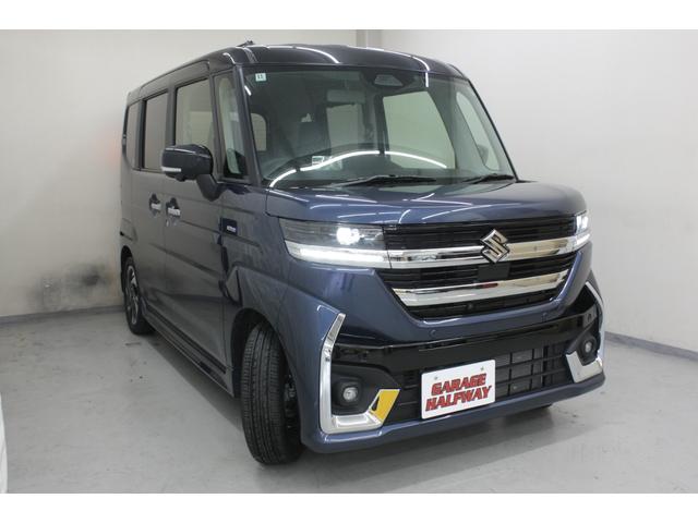 スペーシアカスタム ハイブリッドXSターボ ハイブリッドXSターボ(4名) ワンオーナー 全方位モニター付き9型メモリーナビ LEDヘッドライト シートヒーター ステアリングヒーター(3枚目)