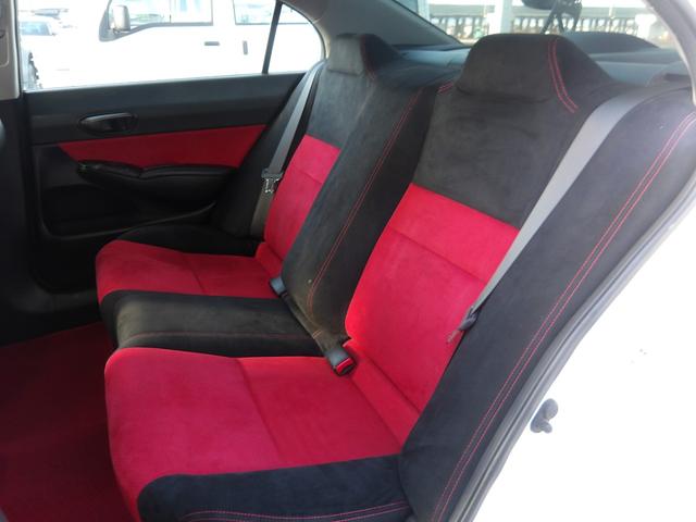 シビック タイプＲ　ユーザー様買取　ブリッツ車高調　ブレンボキャリパー　赤内装　ＭＯＭＯステ　ＺＥＲＯファイターマフラー　外ウイング（11枚目）