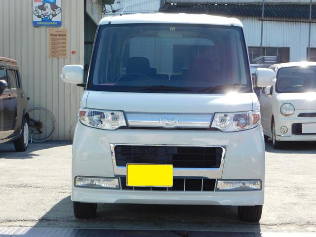 カスタムRS ターボ車 左リアパワースライド キーフリー 社外ナビ TV DVD再生 ブルートゥース 純正モモステアリング(2枚目)