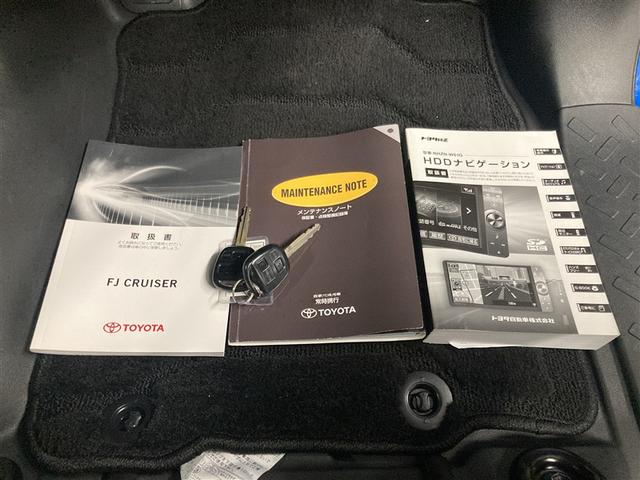 FJクルーザー ベースグレード 4WD フルセグ HDDナビ DVD再生 ミュージックプレイヤー接続可 バックカメラ ETC ワンオーナー(27枚目)