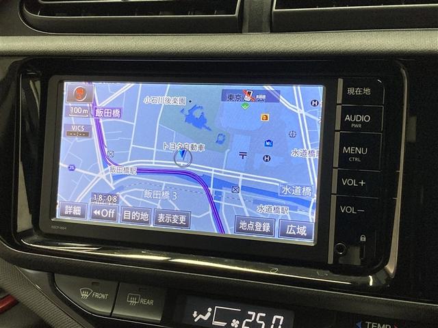 アクア Ｓ　ワンセグ　メモリーナビ　ミュージックプレイヤー接続可　バックカメラ　ＥＴＣ（5枚目）