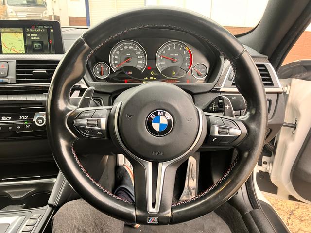 Ｍ４ Ｍ４クーペ　コンペティション　純正ナビ　フルセグ　ハーマンカードン　バックカメラ　ＥＴＣ　レザーシート　フロントパワーシート・ヒーター　純正アルミホイール　７速Ｍ　ＤＣＴ（ドライブロジック付）社外前後ドラレコ　社外ローダウン（10枚目）