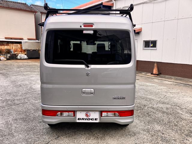 エブリイワゴン ＪＰターボ　社外ナビ　フルセグＴＶ　ＤＶＤビデオ　バックカメラ　社外ミラー型ドラレコ　スマート＆プッシュスタート　リヤコーナーセンサ　オーバーヘッドコンソール　アイドリングストップ　オートライト　ライトレベリング（6枚目）