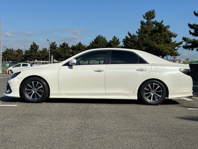 マークＸ ２５０Ｓ　ＧＯＯ保証１年付き　外品ヘッドライト　モデリスタエアロ　車高調サス　外品８インチＡＬＰＩＮＥナビ　ＥＴＣ（12枚目）