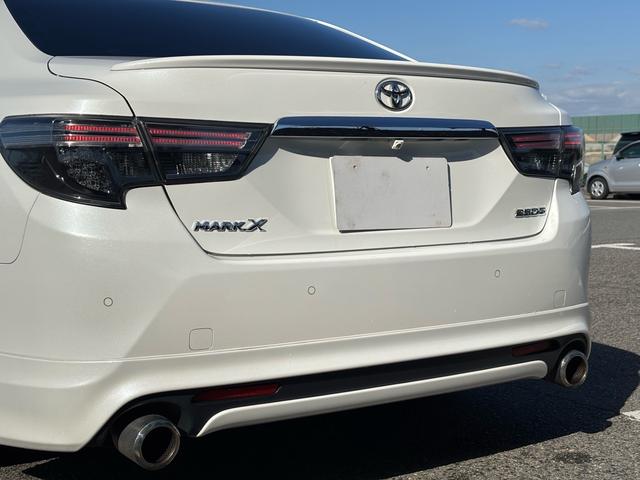 マークＸ ２５０Ｓ　ＧＯＯ保証１年付き　外品ヘッドライト　モデリスタエアロ　車高調サス　外品８インチＡＬＰＩＮＥナビ　ＥＴＣ（48枚目）
