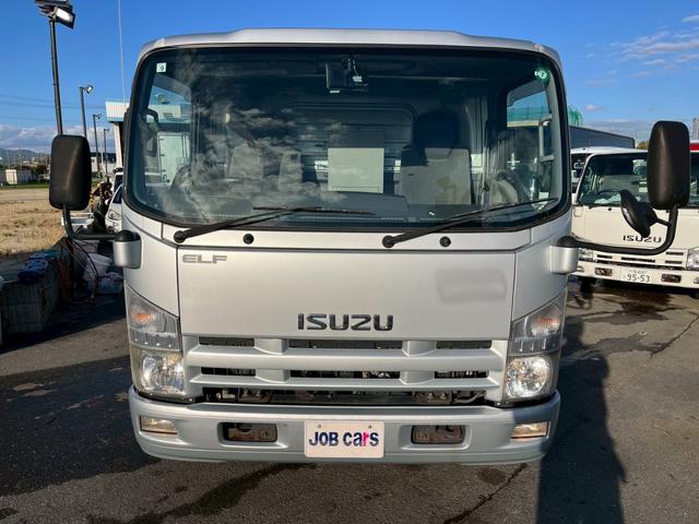 エルフトラック  3tボトルカー ワイドロング スムーサー 6室 中間棚 リアサイドキャリア入れ ルーフキャリア 室内金庫 スガワ車体 バックモニター 室内蛍光灯 モケットシート キーレス(3枚目)