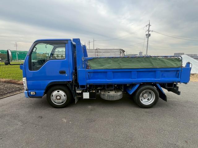 タイタントラック ダンプ 3t4ナンバー 低床 強化 6MT コボレーン 中間ピン 作業灯 電動格納ミラー ETC キーレス アドブルー HSA坂道発進補助 ASR 光軸調整ダイヤル いすずエルフOEM(5枚目)