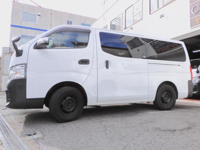 NV350キャラバンバン ロングDXターボ 和光パワーゲート400キロ/4WD/後期ディーゼルTB/衝突軽減エマブレ/両側スライド5D/ケンウッドナビ/Bモニタ/AC100V/キーレス/ETC/車検R8年7月14日/低床/3人/小型貨物4ナンバ(6枚目)
