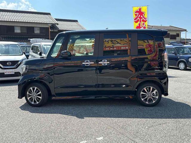Ｎ－ＢＯＸカスタム Ｌ　バックカメラ　両側スライド・片側電動　ナビ　ＴＶ　レーンアシスト　衝突被害軽減システム　オートライト　スマートキー　アイドリングストップ　電動格納ミラー　シートヒーター　ＣＶＴ　アルミホイール（24枚目）