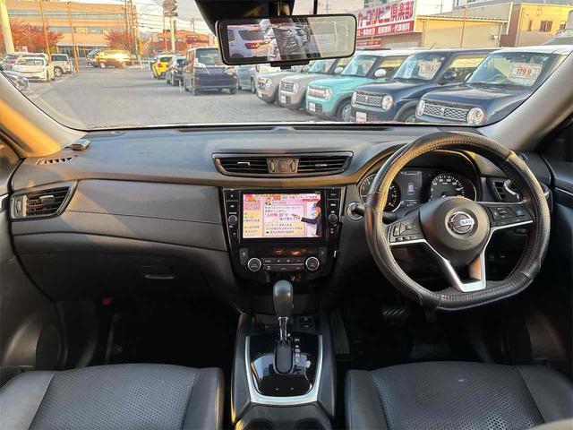 エクストレイル ２０Ｘ　４ＷＤ　衝突軽減Ｂ　プロパイロット　純正９インチナビ　Ｂｌｕｅｔｏｏｔｈ対応　アラウンドビューモニター　クルーズコントロール　パワーバックドア　ＬＥＤヘッドライト　プッシュスタート　電子パーキング（5枚目）