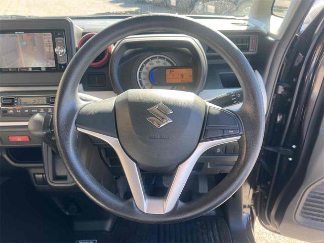 スペーシア ハイブリッドＧ　社外ナビ　Ｂｌｕｅｔｏｏｔｈ対応　スマートキー　プッシュスタート　アイドリングストップ　両側スライドドア　ヘッドライトレベライザー　電動格納ミラー　オートエアコン（6枚目）