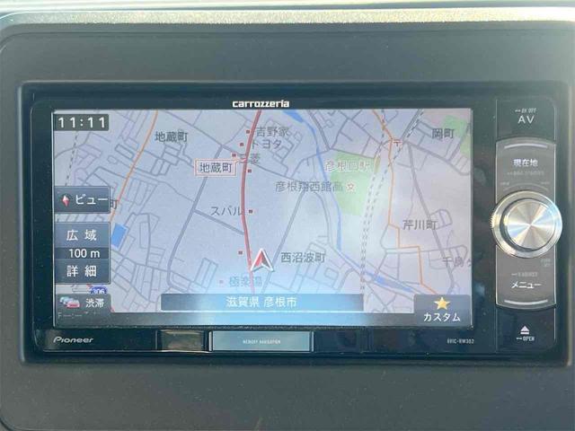 スペーシア ハイブリッドＧ　社外ナビ　Ｂｌｕｅｔｏｏｔｈ対応　スマートキー　プッシュスタート　アイドリングストップ　両側スライドドア　ヘッドライトレベライザー　電動格納ミラー　オートエアコン（7枚目）