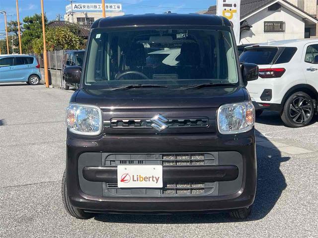 スペーシア ハイブリッドＧ　社外ナビ　Ｂｌｕｅｔｏｏｔｈ対応　スマートキー　プッシュスタート　アイドリングストップ　両側スライドドア　ヘッドライトレベライザー　電動格納ミラー　オートエアコン（14枚目）