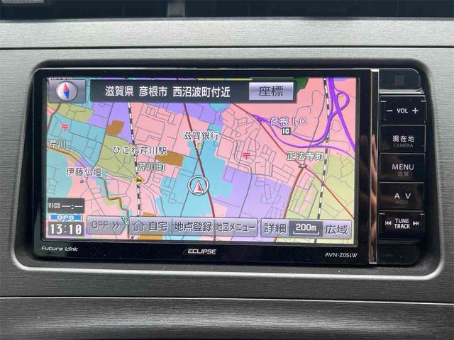 プリウス S ナビ ETC Bluetooth TV アルミホイール オートライト HID CVT スマートキー 電動格納ミラー 盗難防止システム CD USB 衝突安全ボディ ABS ESC エアコン(5枚目)