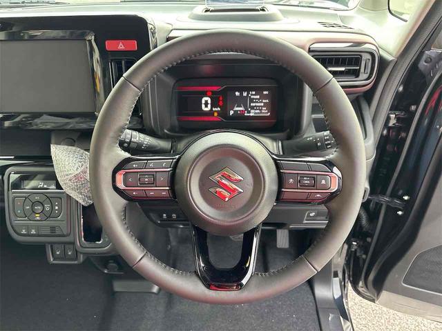 スペーシアカスタム ハイブリッドXS 両側電動スライドドア クリアランスソナー オートクルーズコントロール レーンアシスト オートライト スマートキー アイドリングストップ 電動格納ミラー シートヒーター CVT ESC アルミホイール(6枚目)