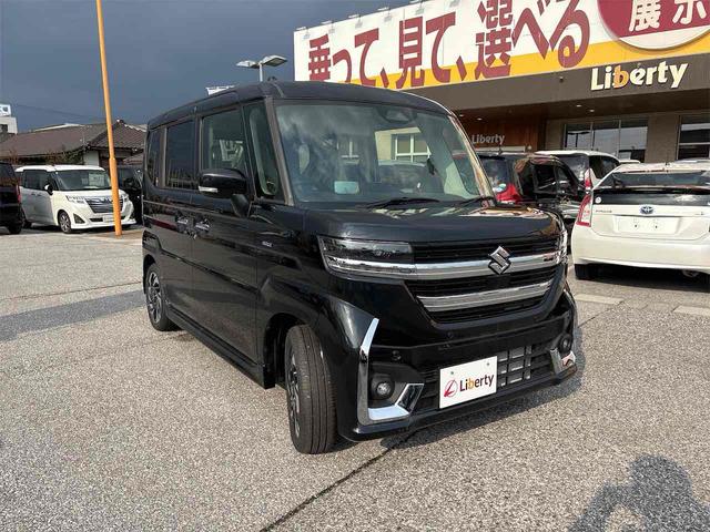 スペーシアカスタム ハイブリッドXS 両側電動スライドドア クリアランスソナー オートクルーズコントロール レーンアシスト オートライト スマートキー アイドリングストップ 電動格納ミラー シートヒーター CVT ESC アルミホイール(16枚目)