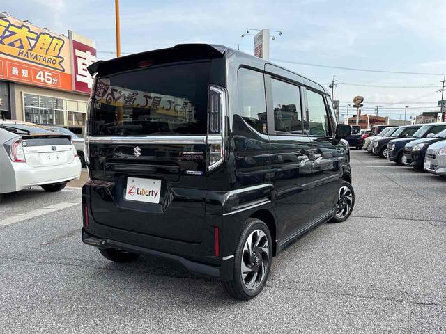 スペーシアカスタム ハイブリッドXS 両側電動スライドドア クリアランスソナー オートクルーズコントロール レーンアシスト オートライト スマートキー アイドリングストップ 電動格納ミラー シートヒーター CVT ESC アルミホイール(18枚目)