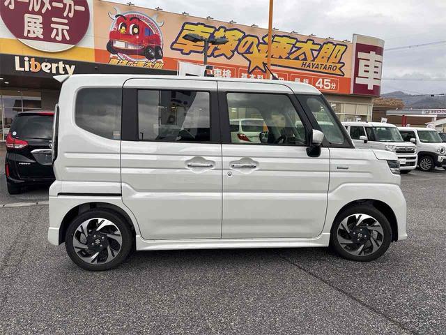 スペーシアカスタム ハイブリッドXS ETC 両側電動スライドドア ナビ TV クリアランスソナー オートライト スマートキー アイドリングストップ 電動格納ミラー シートヒーター CVT ABS ESC CD(17枚目)