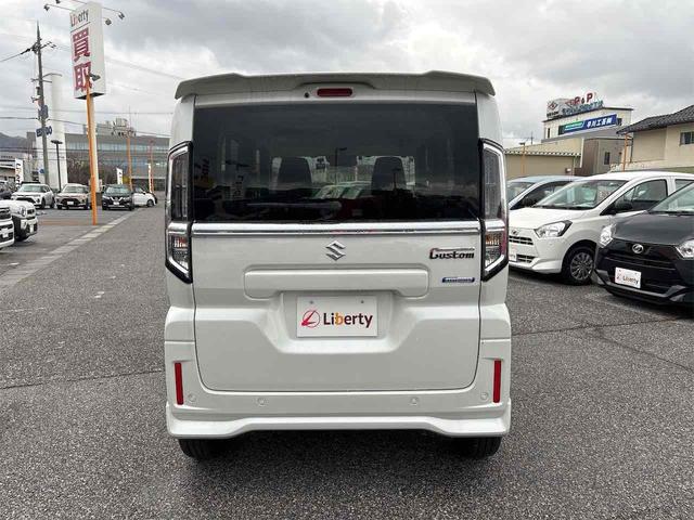 スペーシアカスタム ハイブリッドXS ETC 両側電動スライドドア ナビ TV クリアランスソナー オートライト スマートキー アイドリングストップ 電動格納ミラー シートヒーター CVT ABS ESC CD(19枚目)