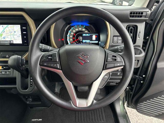 ハスラー ハイブリッドG ETC ナビ クリアランスソナー オートクルーズコントロール レーンアシスト 衝突被害軽減システム オートライト スマートキー アイドリングストップ 電動格納ミラー シートヒーター(6枚目)