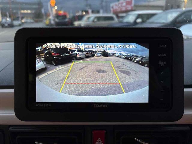 ムーヴキャンバス ストライプスG ETC バックカメラ 両側電動スライドドア ナビ TV クリアランスソナー 衝突被害軽減システム オートライト スマートキー アイドリングストップ 電動格納ミラー シートヒーター ベンチシート CVT(7枚目)