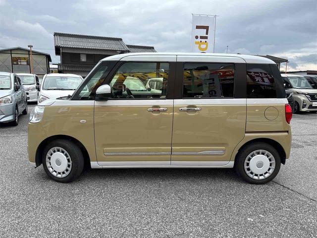 ムーヴキャンバス ストライプスG ETC バックカメラ 両側電動スライドドア ナビ TV クリアランスソナー 衝突被害軽減システム オートライト スマートキー アイドリングストップ 電動格納ミラー シートヒーター ベンチシート CVT(21枚目)