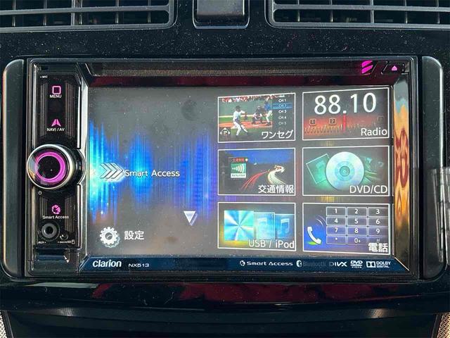 ムーヴ カスタム　Ｘ　ＳＡ　社外ナビ　ＴＶ　ＥＴＣ　衝突被害軽減システム　スマートキー　アイドリングストップ　電動格納ミラー　ベンチシート　ＣＶＴ　ＥＳＣ　ＣＤ　ＤＶＤ再生　ＵＳＢ　Ｂｌｕｅｔｏｏｔｈ（5枚目）