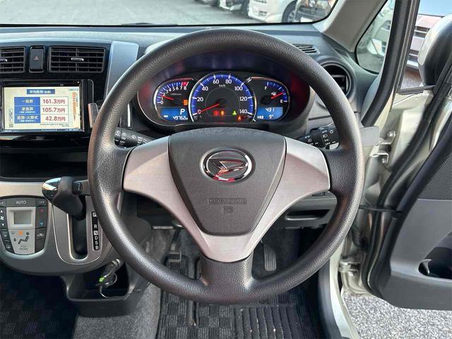 ムーヴ カスタム　Ｘ　ＳＡ　社外ナビ　ＴＶ　ＥＴＣ　衝突被害軽減システム　スマートキー　アイドリングストップ　電動格納ミラー　ベンチシート　ＣＶＴ　ＥＳＣ　ＣＤ　ＤＶＤ再生　ＵＳＢ　Ｂｌｕｅｔｏｏｔｈ（25枚目）