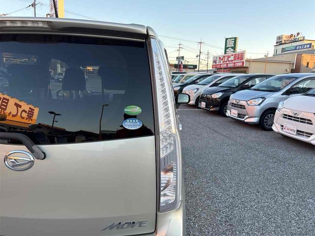 ムーヴ カスタム　Ｘ　ＳＡ　社外ナビ　ＴＶ　ＥＴＣ　衝突被害軽減システム　スマートキー　アイドリングストップ　電動格納ミラー　ベンチシート　ＣＶＴ　ＥＳＣ　ＣＤ　ＤＶＤ再生　ＵＳＢ　Ｂｌｕｅｔｏｏｔｈ（33枚目）