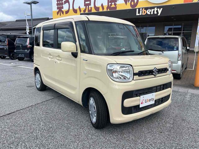 スペーシア ハイブリッドＧ　ＥＴＣ　両側スライドドア　クリアランスソナー　レーンアシスト　衝突被害軽減システム　オートライト　スマートキー　アイドリングストップ　電動格納ミラー　ベンチシート　ＣＶＴ　ＥＳＣ　ＣＤ（7枚目）