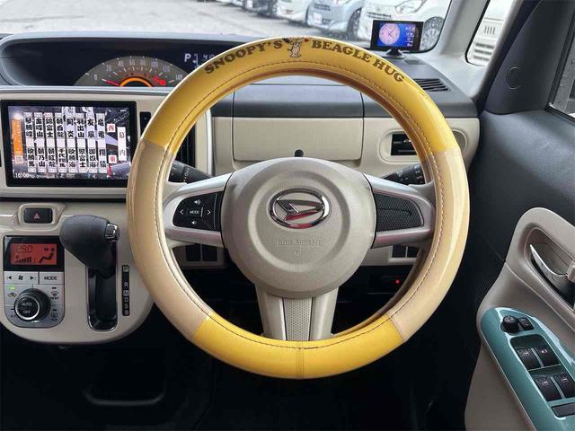 ムーヴキャンバス Ｘリミテッドメイクアップ　ＳＡＩＩ　ＥＴＣ　全周囲カメラ　両側電動スライドドア　ナビ　ＴＶ　衝突被害軽減システム　スマートキー　アイドリングストップ　電動格納ミラー　後席モニター　ＣＶＴ　ＡＢＳ　ＥＳＣ　ＣＤ　ＵＳＢ（6枚目）