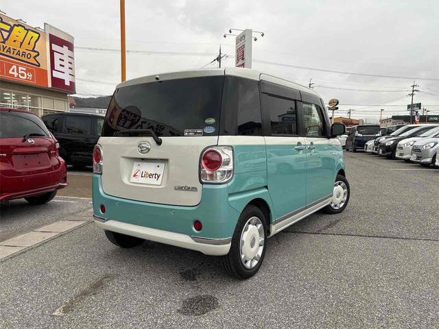 ムーヴキャンバス Ｘリミテッドメイクアップ　ＳＡＩＩ　ＥＴＣ　全周囲カメラ　両側電動スライドドア　ナビ　ＴＶ　衝突被害軽減システム　スマートキー　アイドリングストップ　電動格納ミラー　後席モニター　ＣＶＴ　ＡＢＳ　ＥＳＣ　ＣＤ　ＵＳＢ（18枚目）