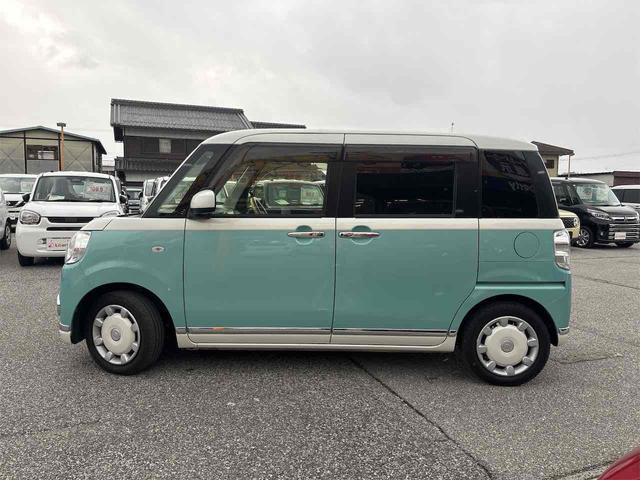 ムーヴキャンバス Ｘリミテッドメイクアップ　ＳＡＩＩ　ＥＴＣ　全周囲カメラ　両側電動スライドドア　ナビ　ＴＶ　衝突被害軽減システム　スマートキー　アイドリングストップ　電動格納ミラー　後席モニター　ＣＶＴ　ＡＢＳ　ＥＳＣ　ＣＤ　ＵＳＢ（21枚目）