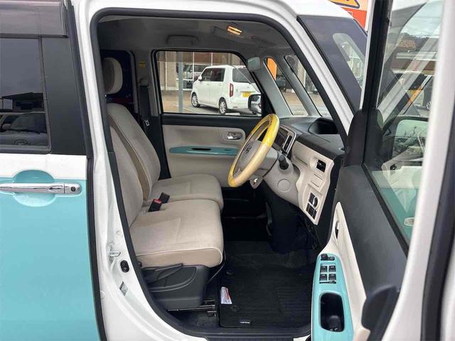 ムーヴキャンバス Ｘリミテッドメイクアップ　ＳＡＩＩ　ＥＴＣ　全周囲カメラ　両側電動スライドドア　ナビ　ＴＶ　衝突被害軽減システム　スマートキー　アイドリングストップ　電動格納ミラー　後席モニター　ＣＶＴ　ＡＢＳ　ＥＳＣ　ＣＤ　ＵＳＢ（53枚目）