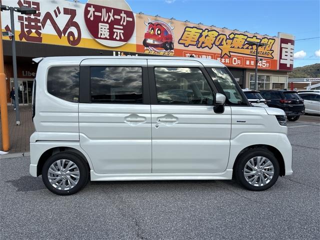 スペーシアカスタム ハイブリッドＧＳ　両側スライド・片側電動　クリアランスソナー　オートクルーズコントロール　レーンアシスト　衝突被害軽減システム　オートライト　ＬＥＤヘッドランプ　スマートキー　アイドリングストップ　電動格納ミラー（17枚目）