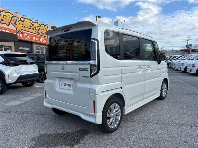 スペーシアカスタム ハイブリッドＧＳ　両側スライド・片側電動　クリアランスソナー　オートクルーズコントロール　レーンアシスト　衝突被害軽減システム　オートライト　ＬＥＤヘッドランプ　スマートキー　アイドリングストップ　電動格納ミラー（19枚目）