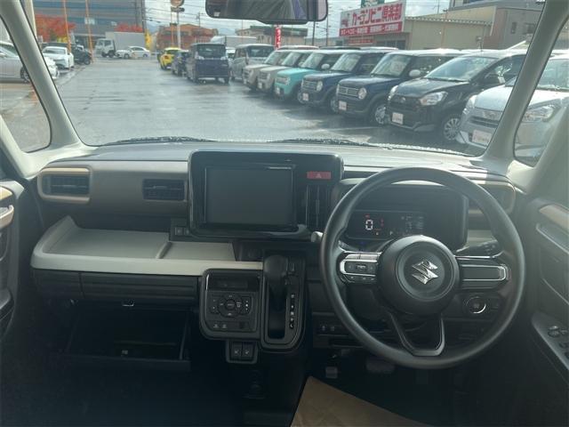 スペーシア ハイブリッドＸ　両側電動スライドドア　クリアランスソナー　衝突被害軽減システム　オートライト　ＬＥＤヘッドランプ　スマートキー　アイドリングストップ　電動格納ミラー　シートヒーター　ベンチシート　ＣＶＴ（5枚目）